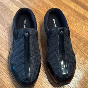 Easy Spirit Black Traveltime Classic Mules Clogs Size 8 M